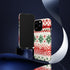 Watercolor Study of Christmas Patterns - Impact Resistant Phone Case